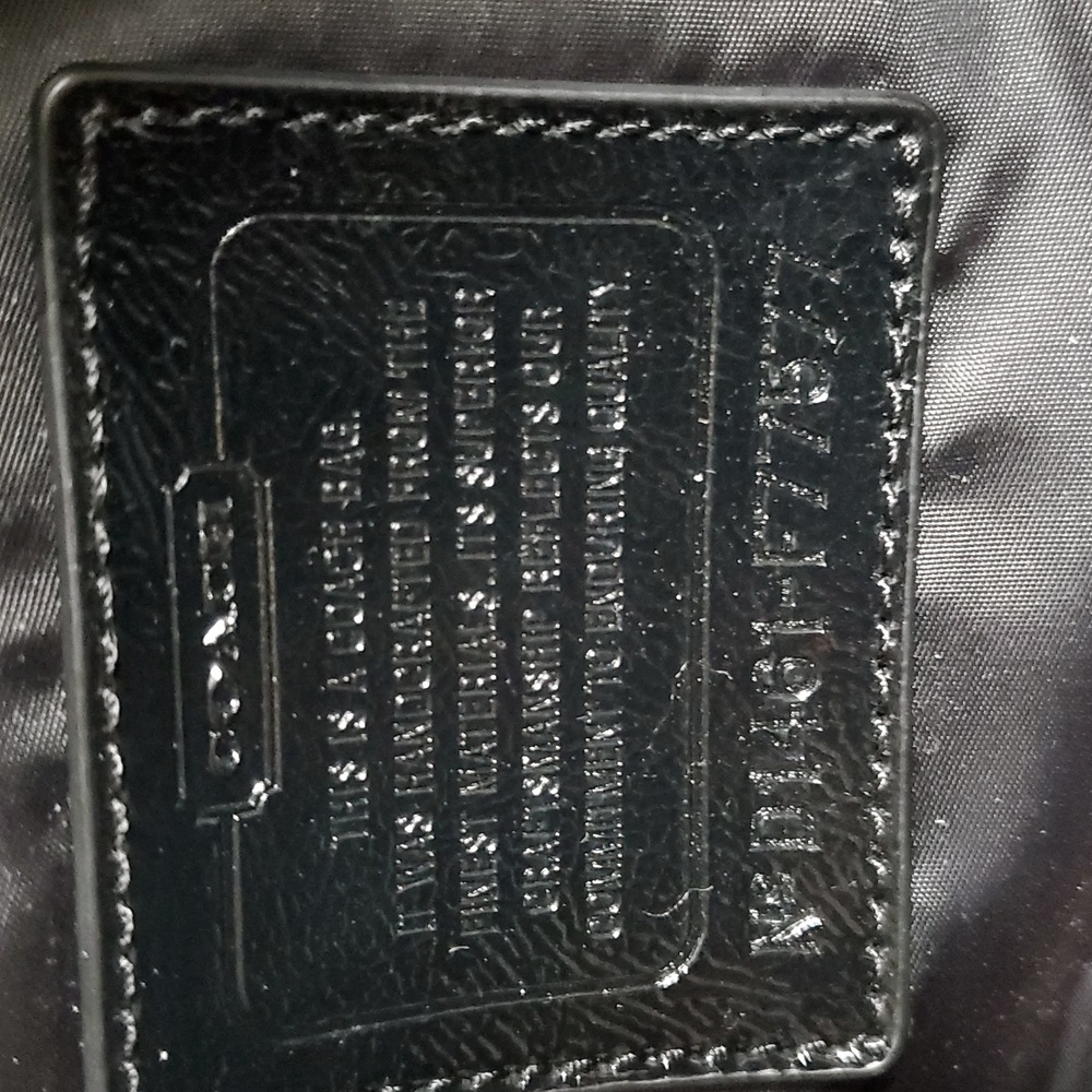 Coach Black Signature Travel Bag/Diaper Bag - Picture 9 of 15